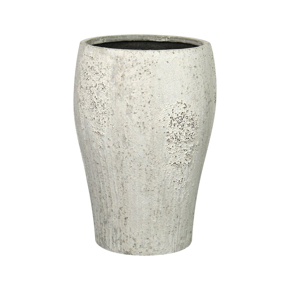Uxmal Large Pot - Antique White. Picture 1