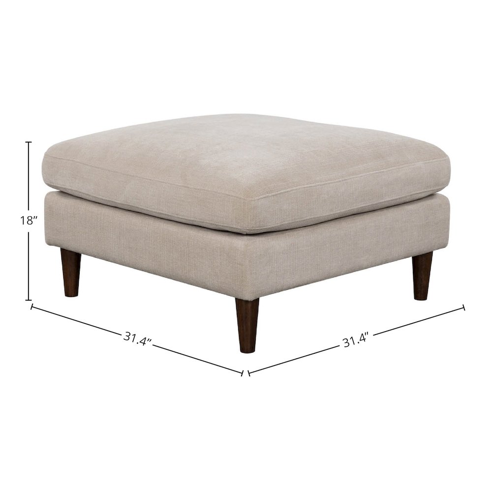 Gemma Ottoman - Fawn. Picture 2