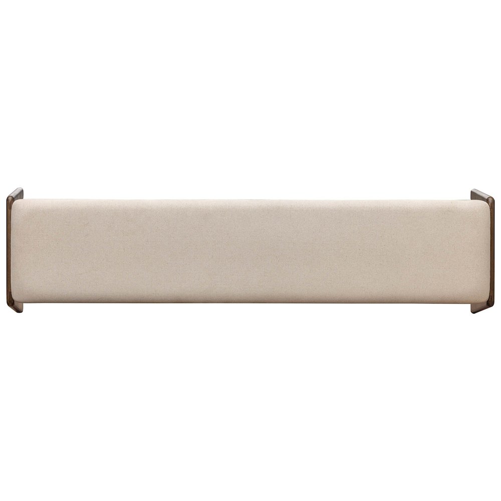 Remix Upholstered Bench - Cream. Picture 8