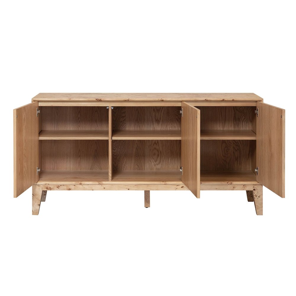 Mappa 3 Door Sideboard - Light Burl. Picture 4