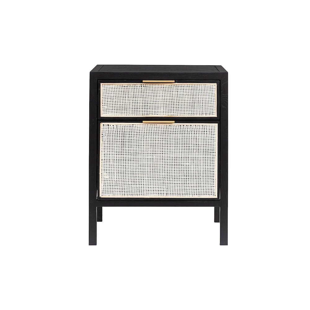 Rattan Filing Cabinet - Ebony. Picture 4