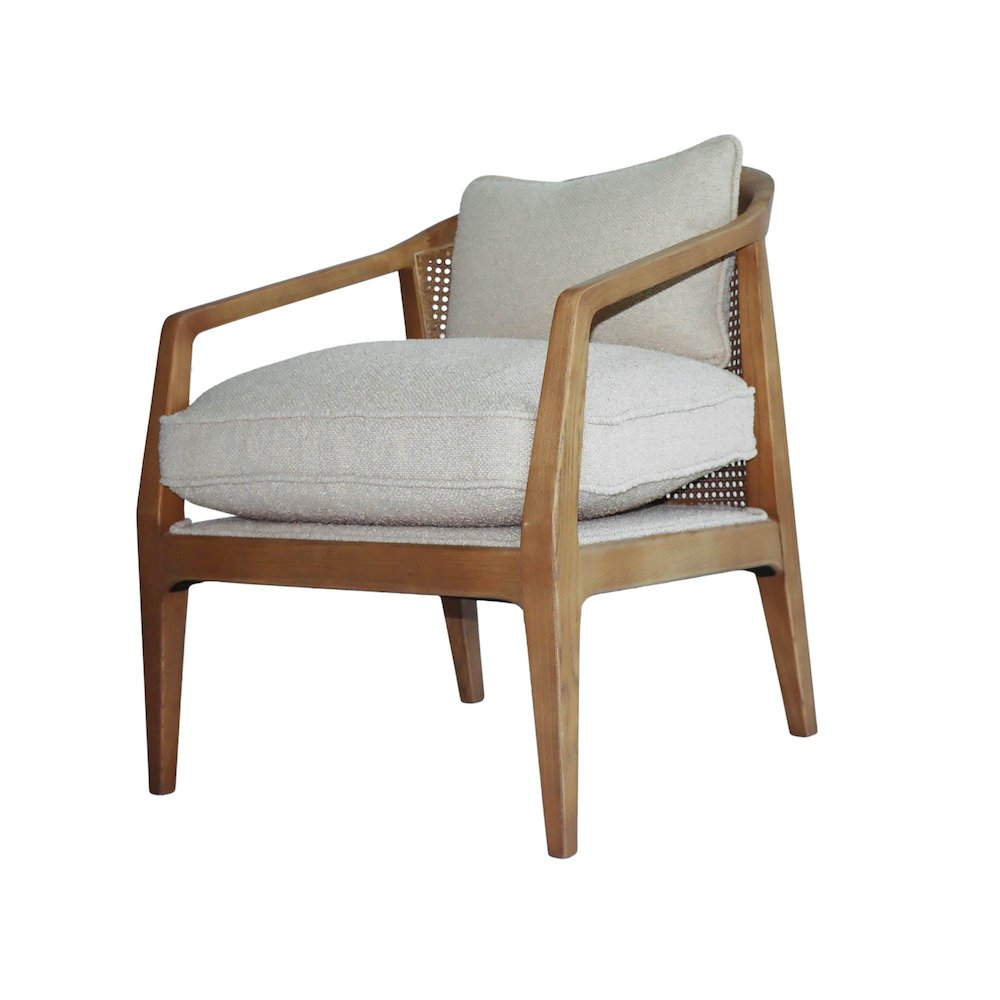 Rosa Club Chair - Sand Boucle. Picture 1