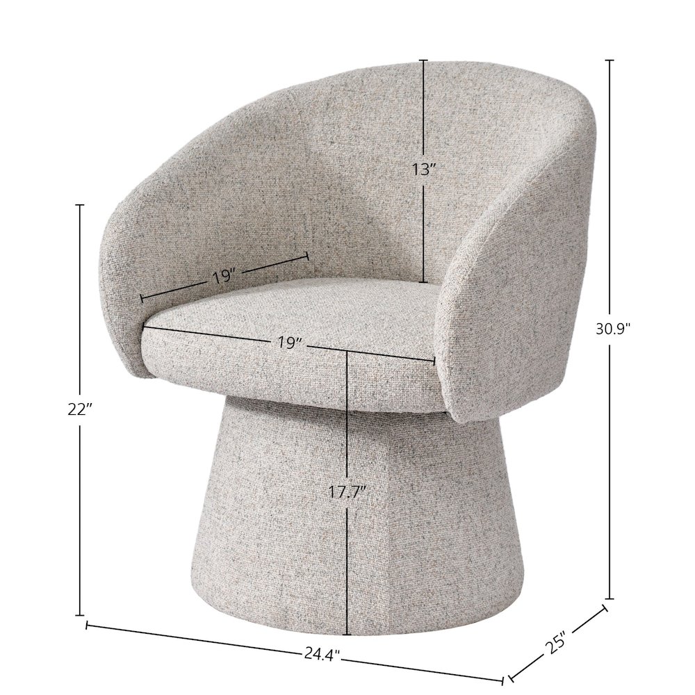 Misha Club Chair - Sand. Picture 3