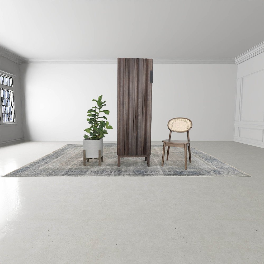 Patio Round Standing Pot - Natural Stone. Picture 5