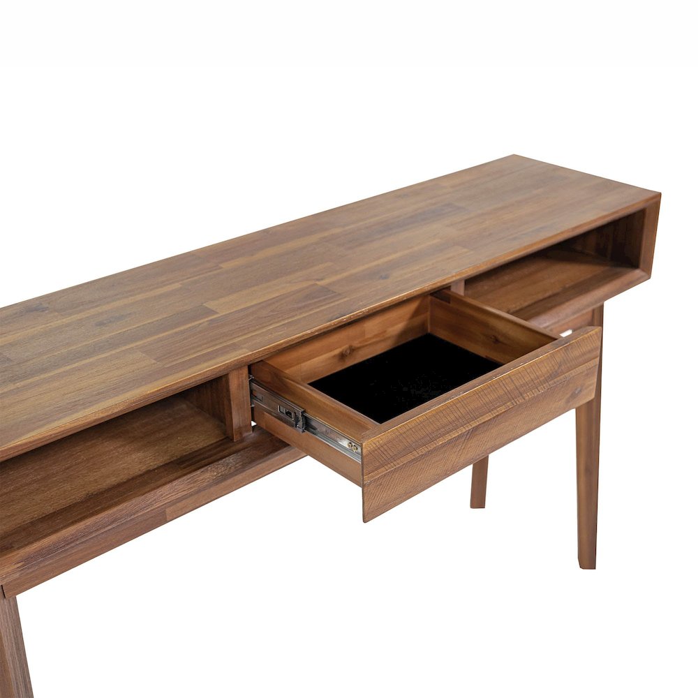 Gia Console Table - Warm Pecan. Picture 11
