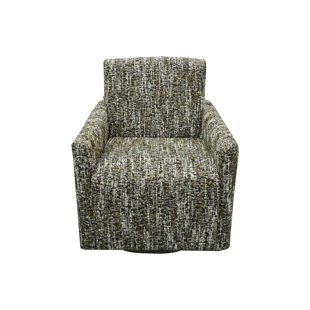 Riley Swivel Club Chair - Paris Green. Picture 6