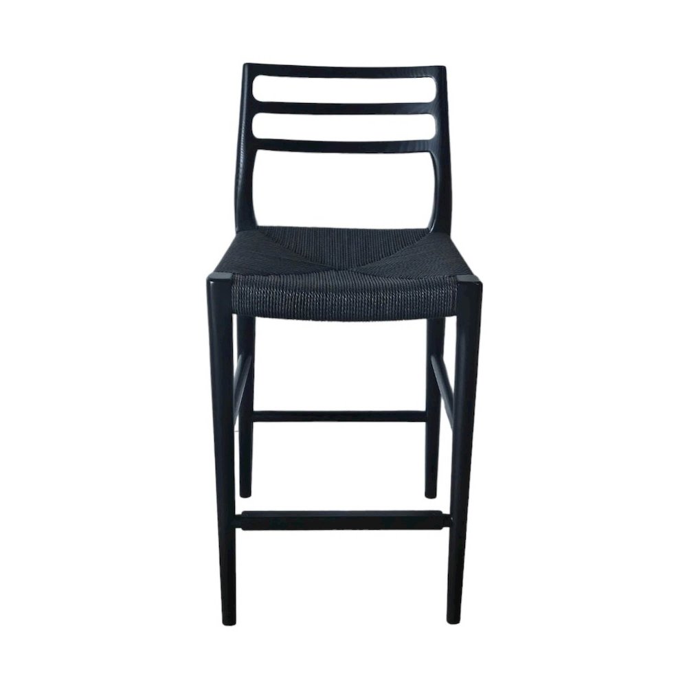 Java Bar Stool with 28" Seat Height - Black. Picture 4