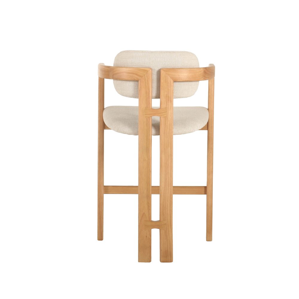 Monterrey Counter Stool - Cream Tweed. Picture 8