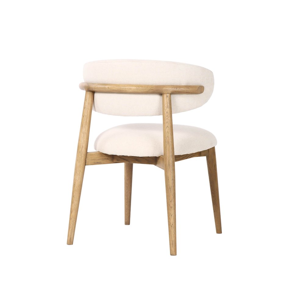 Milo Dining Chair - Savile Flax. Picture 3