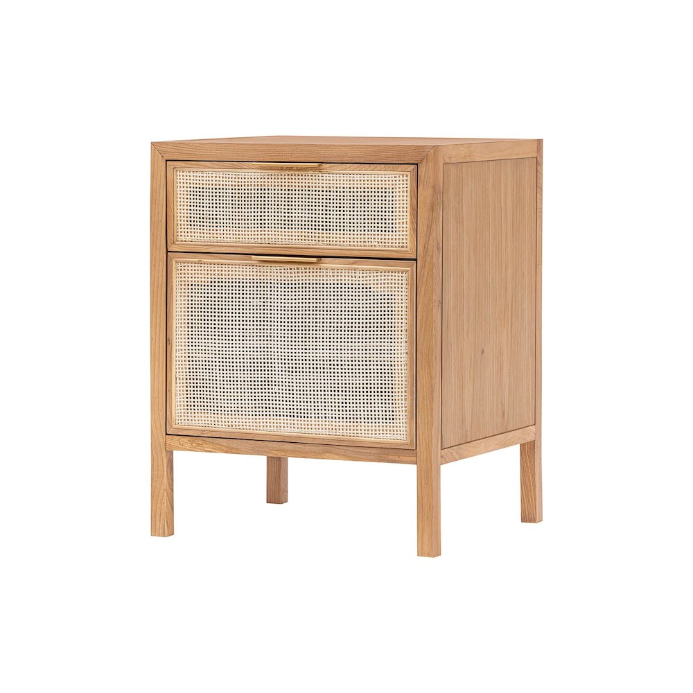 Rattan Filing Cabinet - Natural. Picture 1