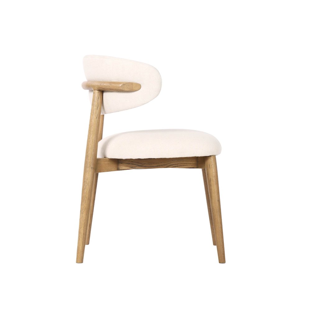 Milo Dining Chair - Savile Flax. Picture 4