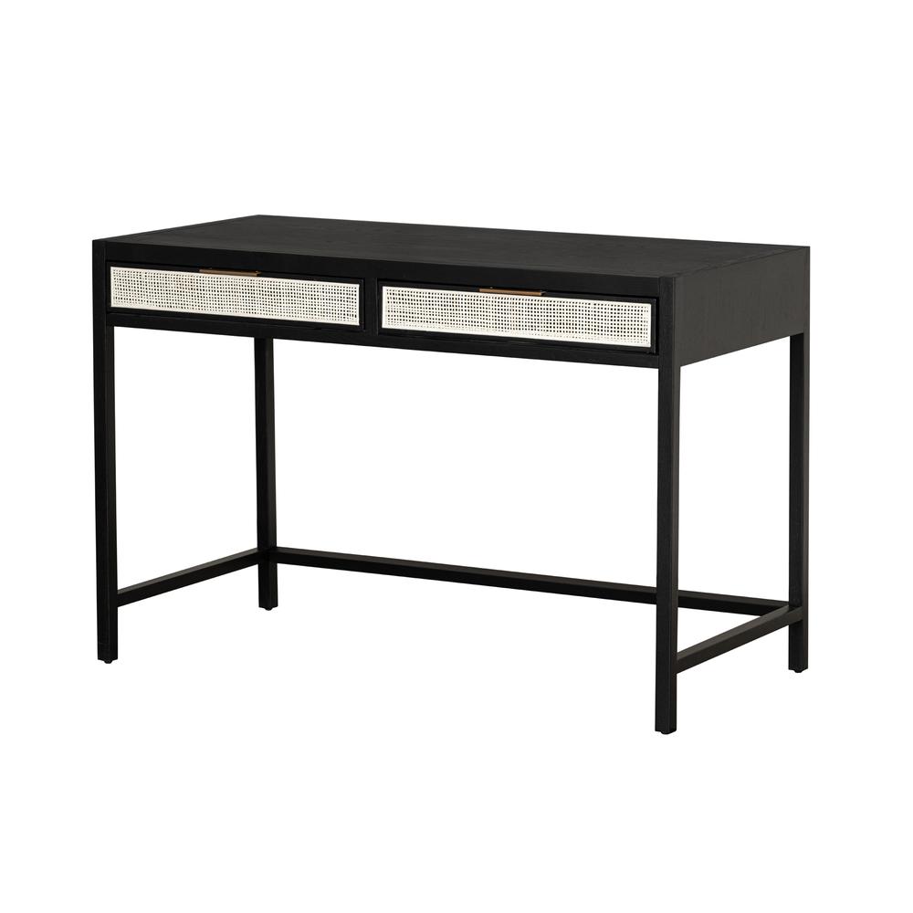 Rattan Desk - Ebony. Picture 2