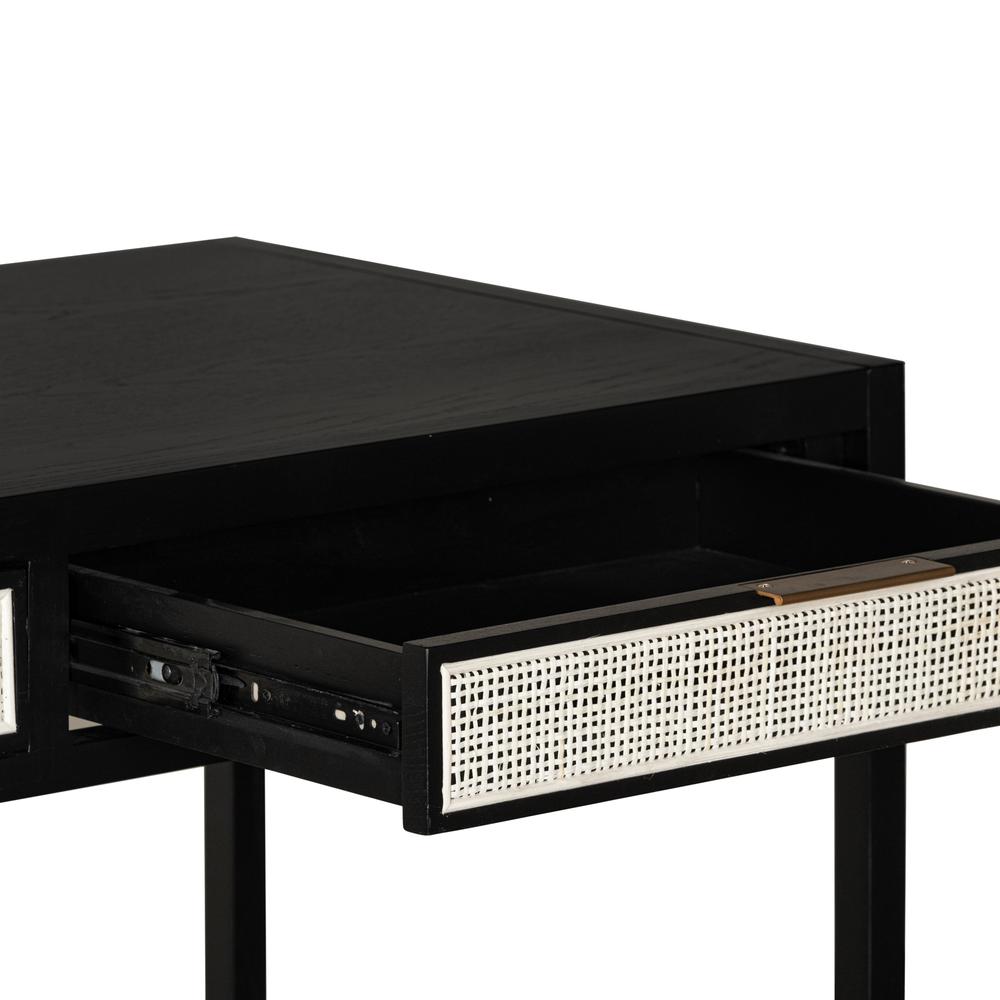 Rattan Desk - Ebony. Picture 3