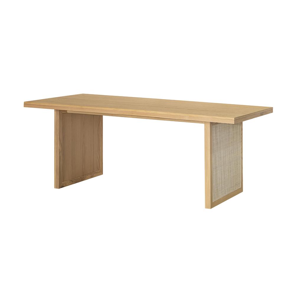 Rattan Dining Table - Natural. Picture 1