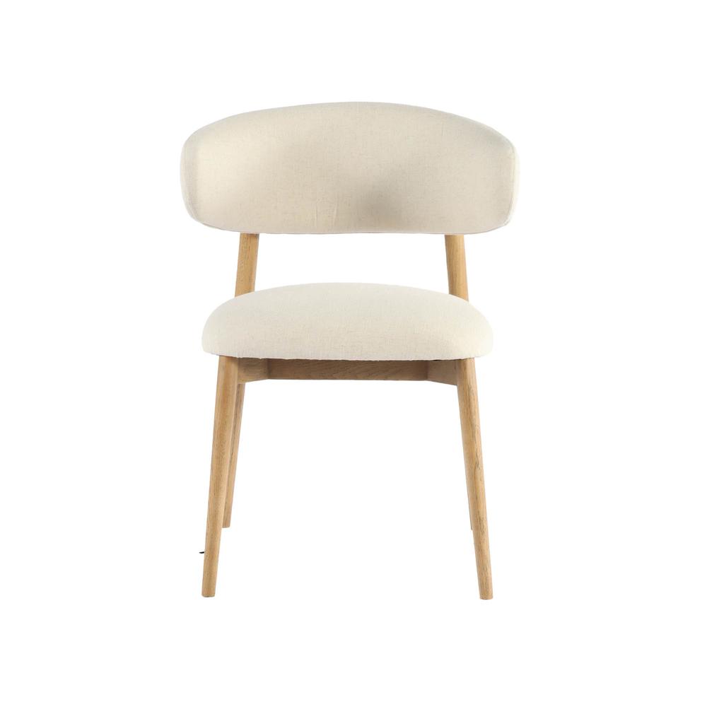 Milo Dining Chair - Tan Leather. Picture 9