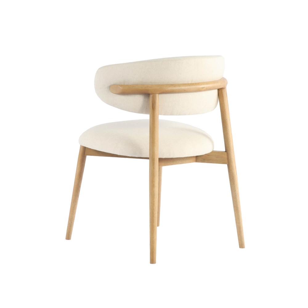 Milo Dining Chair - Tan Leather. Picture 15