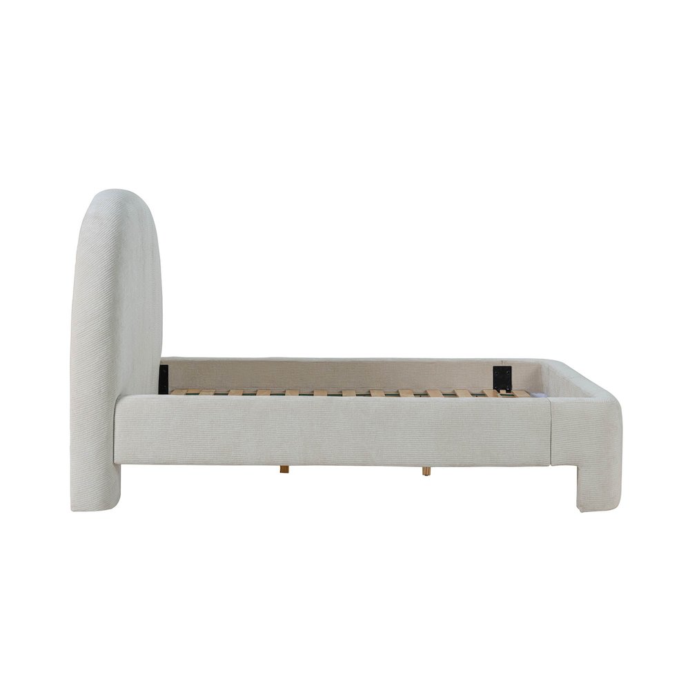 Nina Queen Bed - Ecru. Picture 3