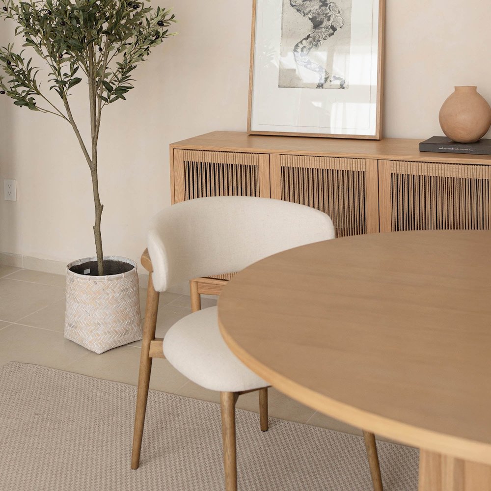 Milo Dining Chair - Savile Flax. Picture 8