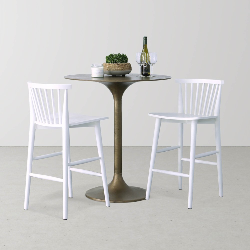 Easton Counter Stool - White. Picture 2