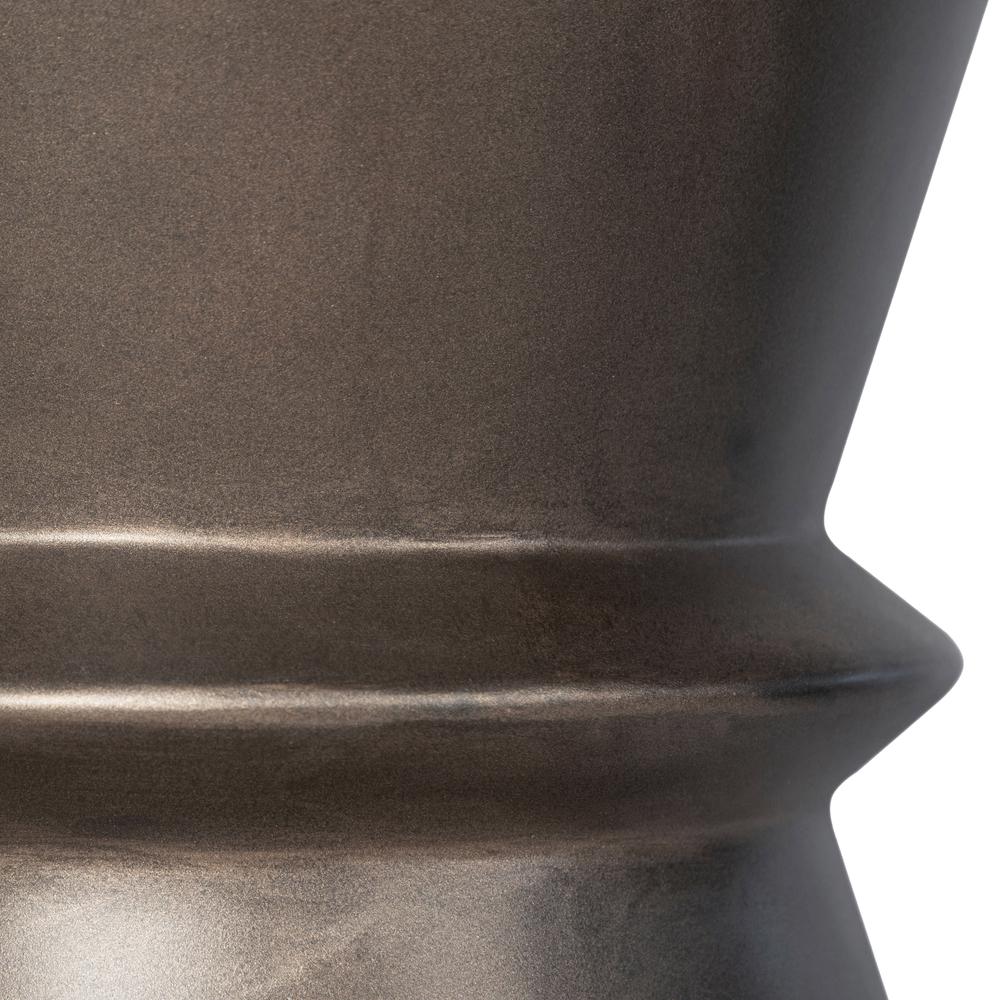 Concrete Hourglass Side Table - Dark Grey. Picture 18