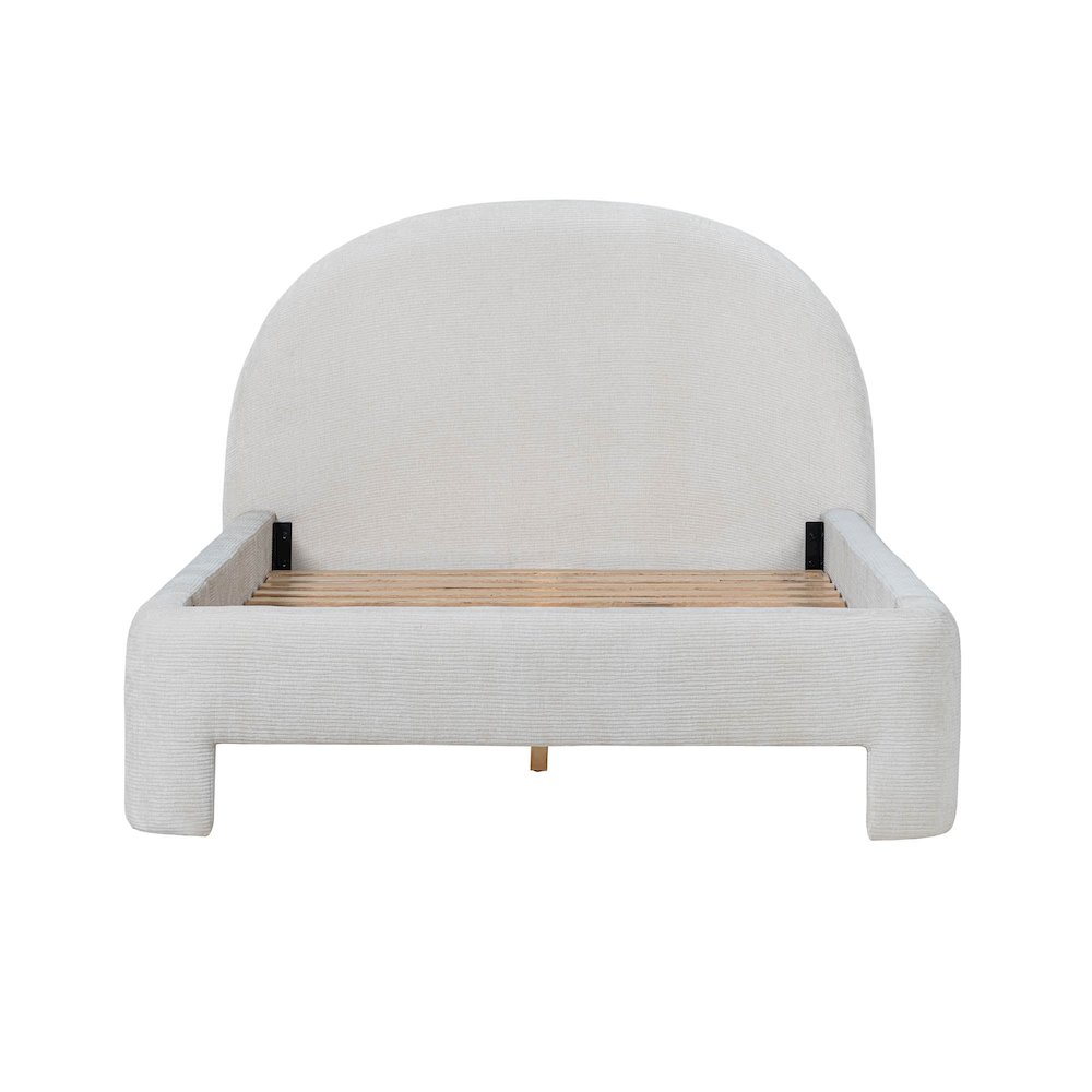 Nina Queen Bed - Ecru. Picture 1