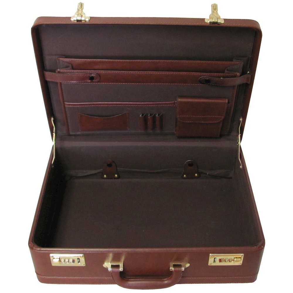 Large Expandable Attache Case. Picture 2