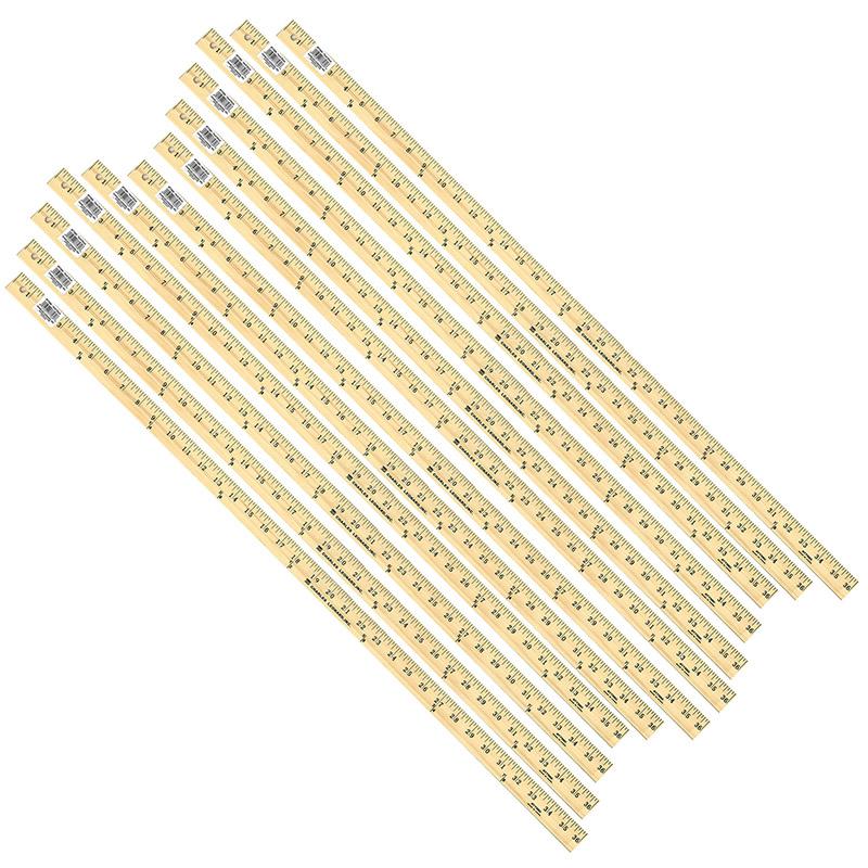 Wooden Yardstick, Pack of 12. Picture 2