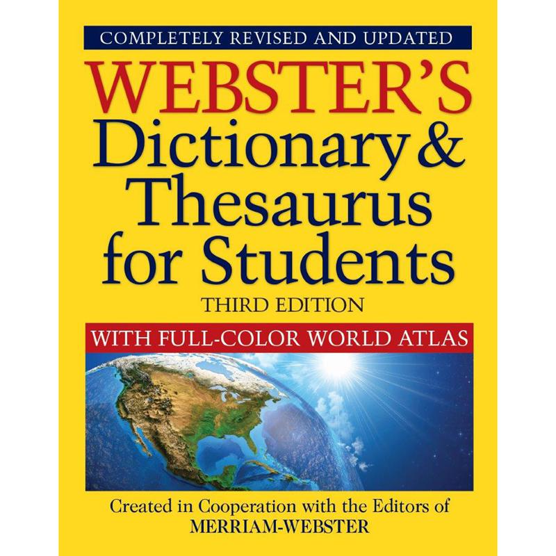 Dictionary & Thesaurus with Full Color World Atlas, Third Edition. Picture 2