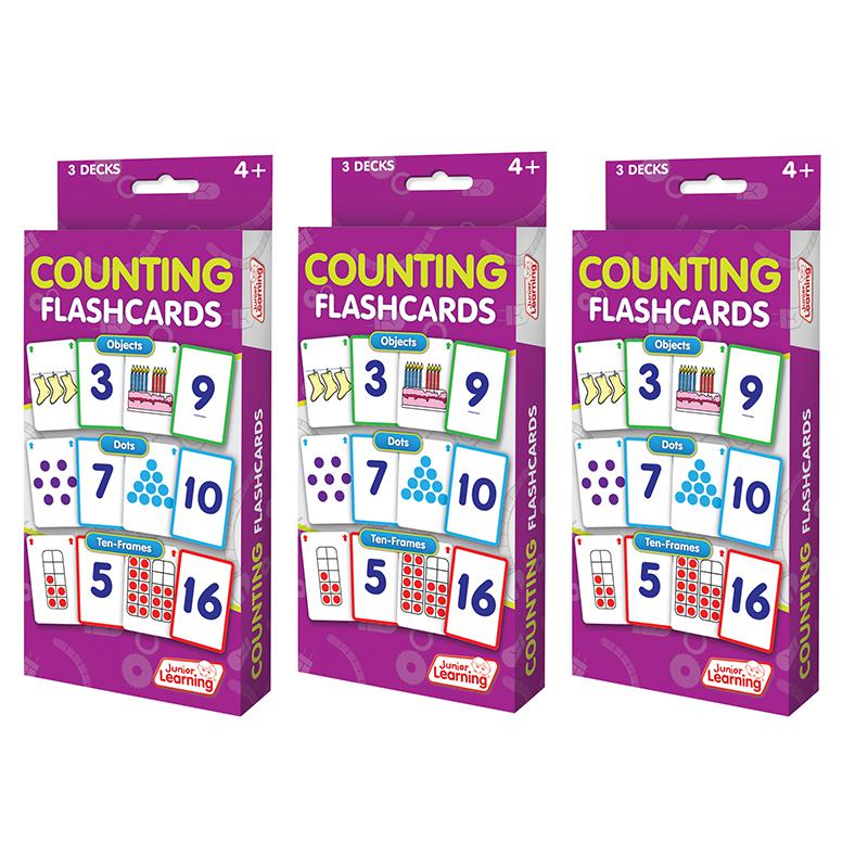 Counting Flashcards, 3 Sets Per Pack, 3 Packs. Picture 2