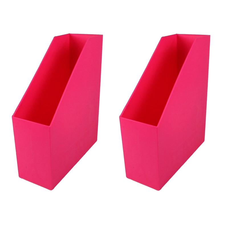 Magazine File, Hot Pink, Pack of 2. Picture 2