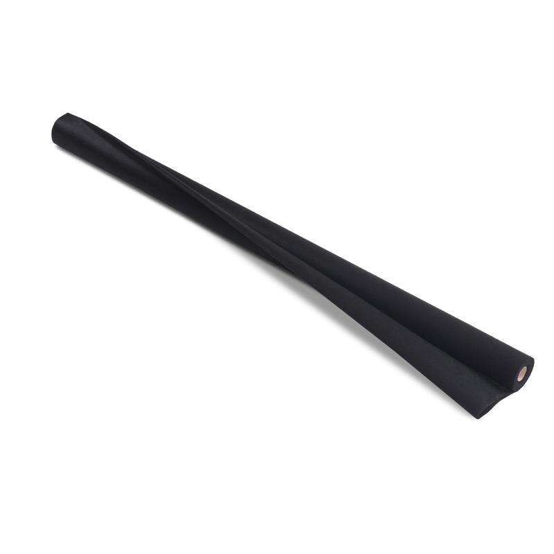 Art & Decoration Fabric Roll, 48" x 40', Black. Picture 2