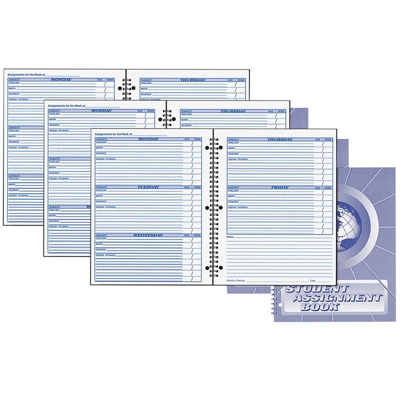 Student Assignment Book, Pack of 3. Picture 2