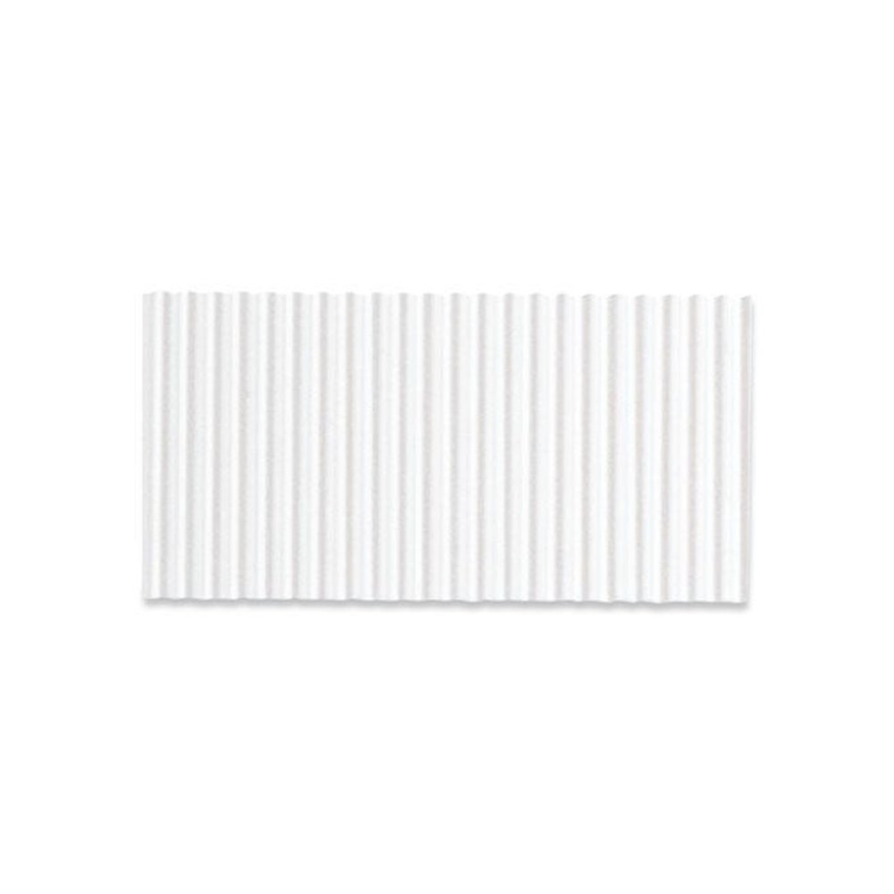 Corobuff Corrugated Paper Roll, 48" x 25 ft, White. Picture 1