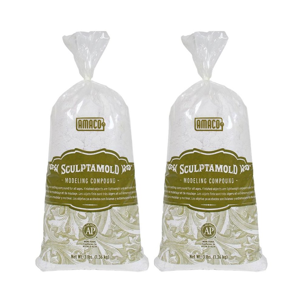 Sculptamold Modeling Compound, 3 lbs. Per Bag, 2 Bags. Picture 2