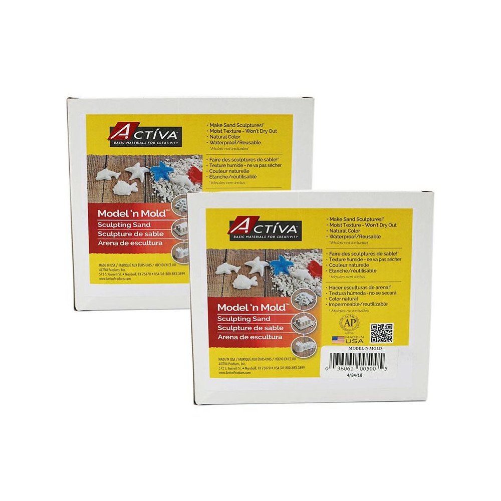 Model 'n Mold Sculpting Sensory Sand, 3 lbs. Per Pack, 2 Packs. Picture 2
