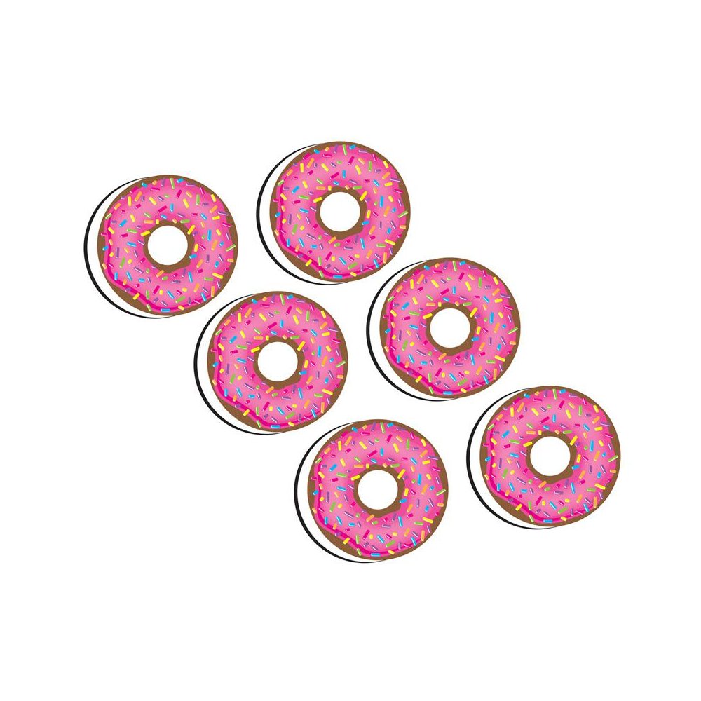 Magnetic Whiteboard Erasers, DonutFetti, Pack of 6. Picture 2