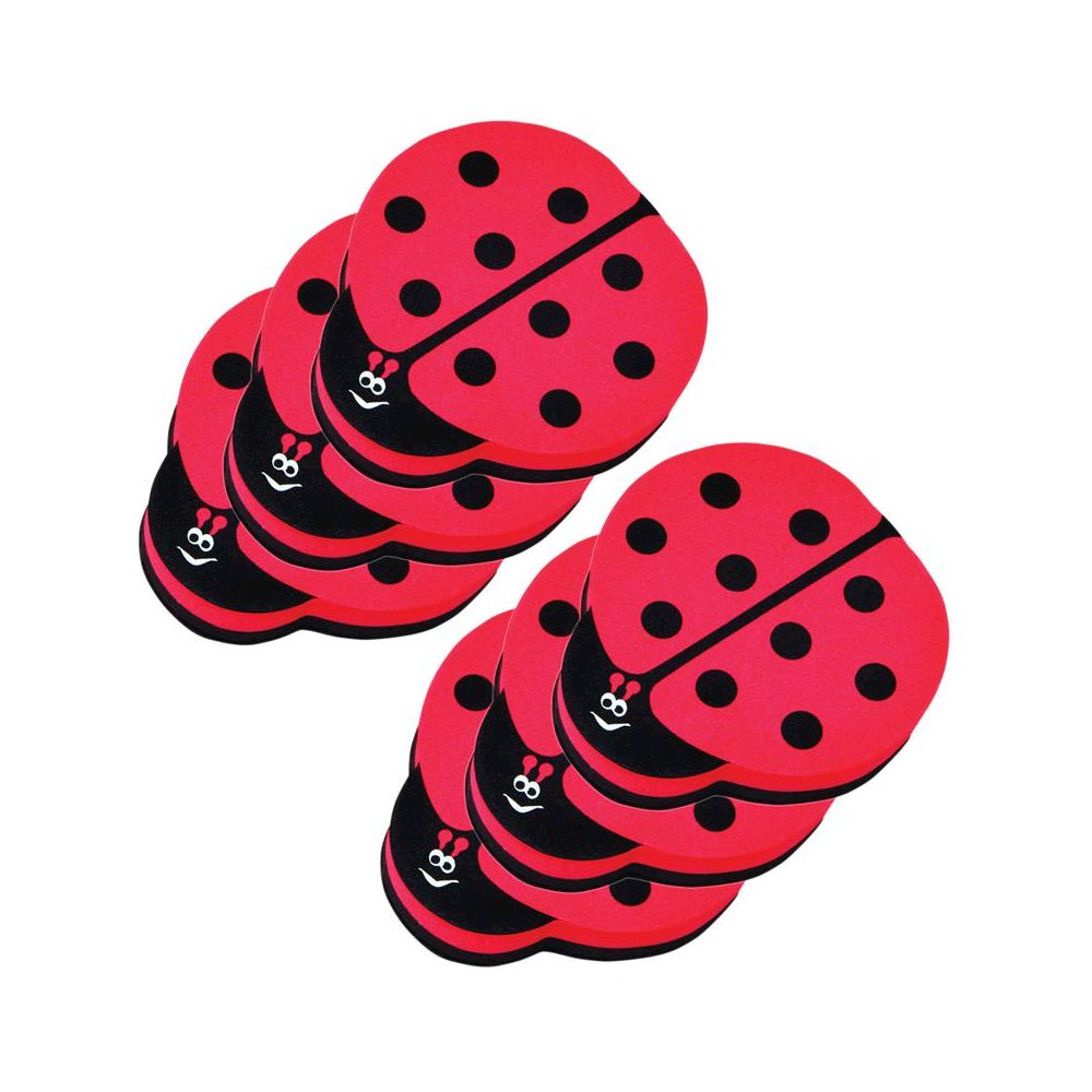 Magnetic Whiteboard Eraser, Ladybug, Pack of 6. Picture 2