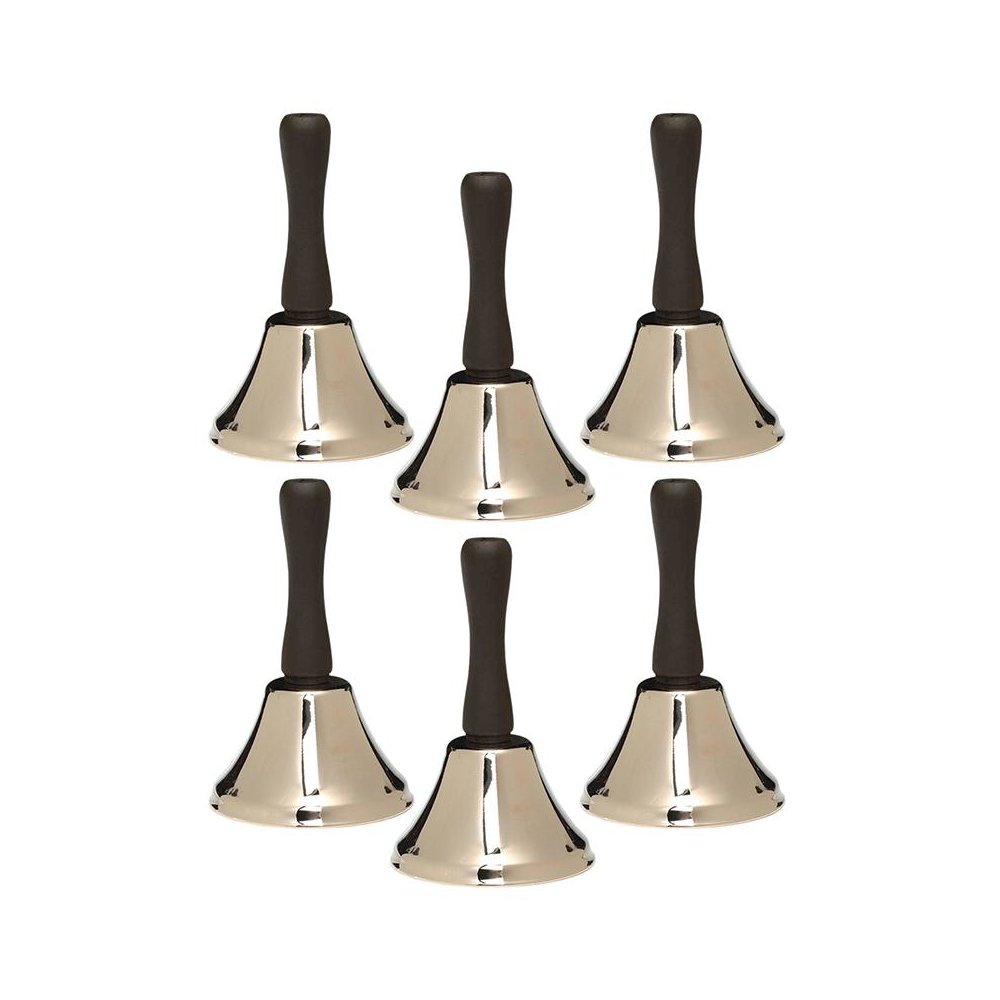 Steel Hand Bell, 4", Pack of 6. Picture 2