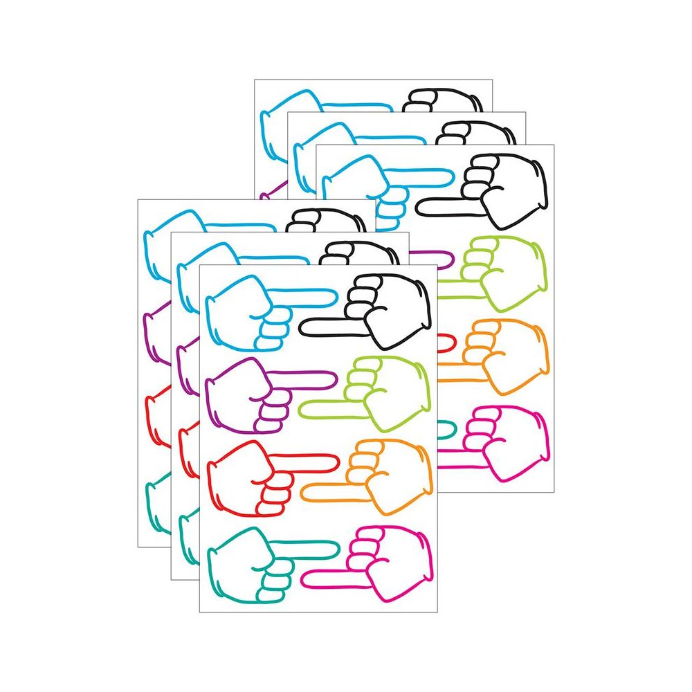 Die-Cut Magnetic Pointing Fingers, 8 Per Pack, 6 Packs. Picture 2