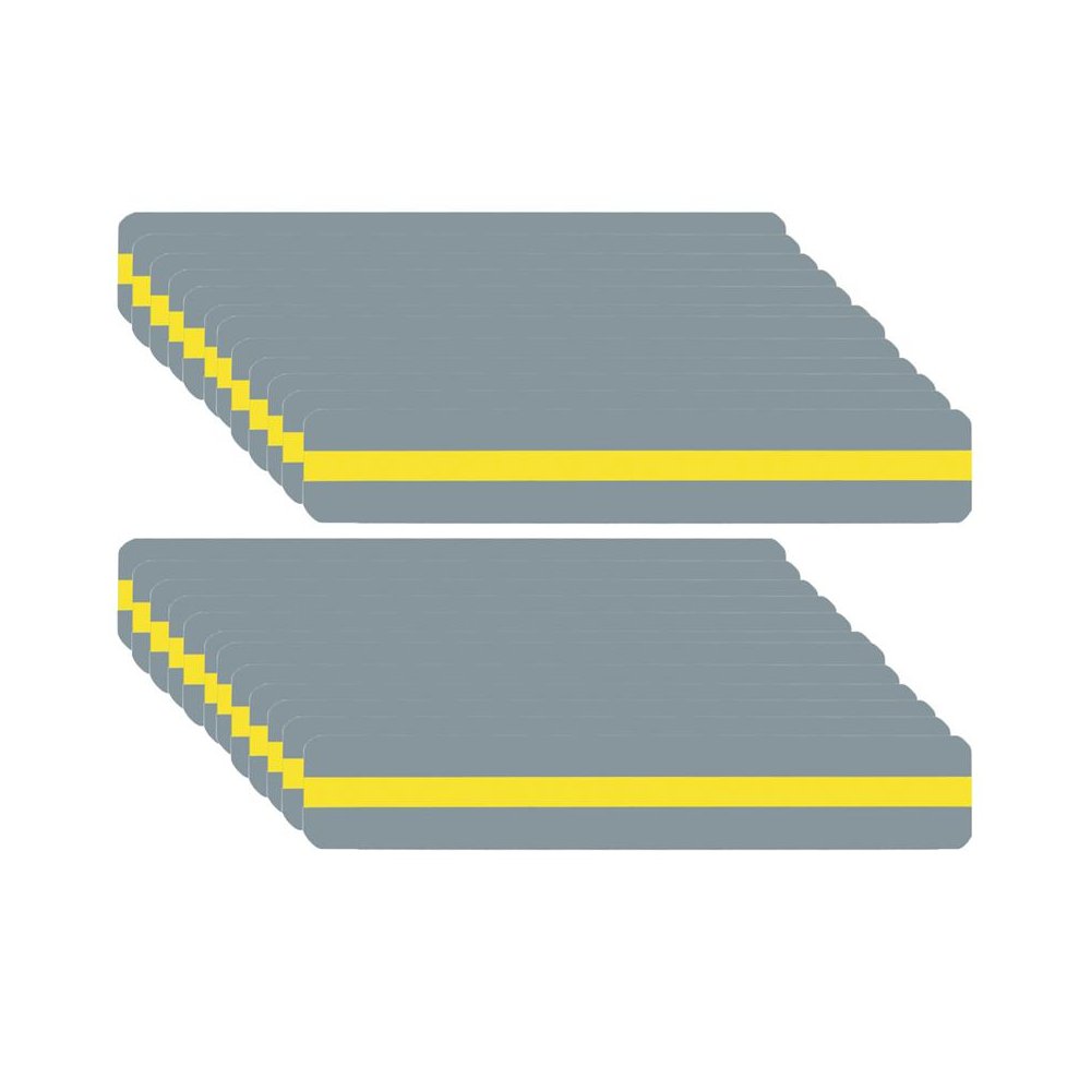 Sentence Strip Reading Guide, 1-1/4" x 7-1/4", Yellow, Pack of 24. Picture 2