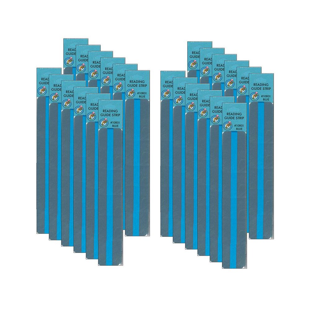 Sentence Strip Reading Guides, Blue, 12 Per Pack, 2 Packs. Picture 2