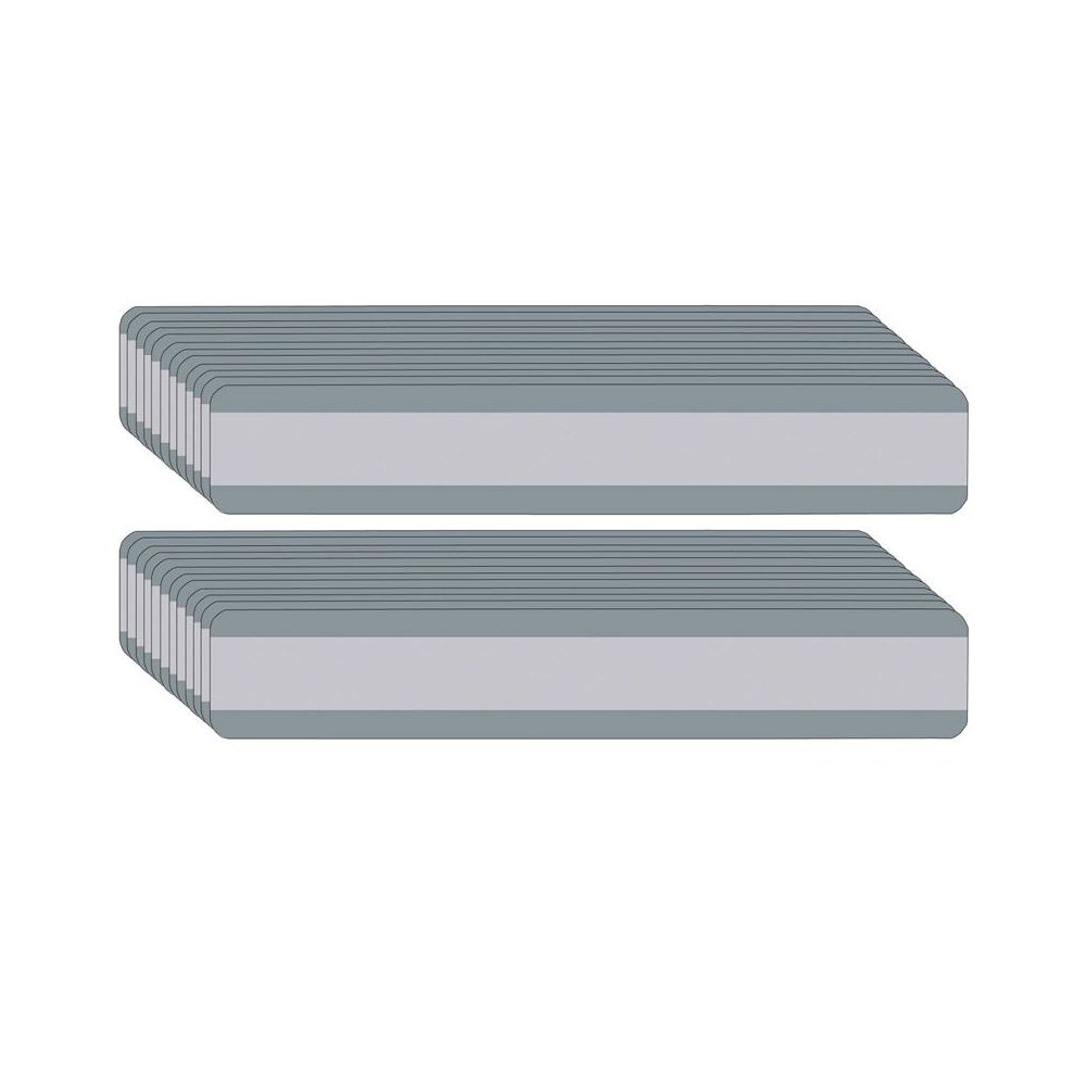 Double Wide Sentence Strip Reading Guide, 1-1/4" x 7-1/4", Gray, Pack of 24. Picture 2