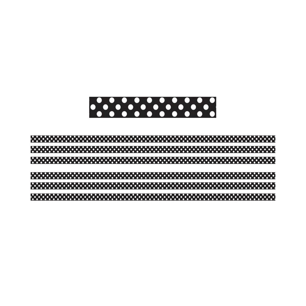 Mini Magnetic Magi-Strips, B/W Dots, 24 Feet Per Pack, 6 Packs. Picture 2