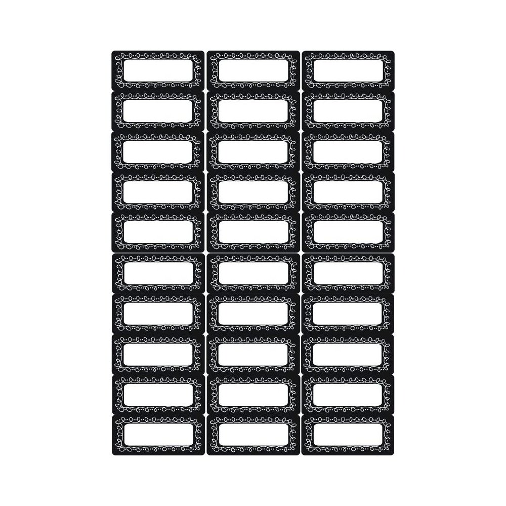 Die-Cut Magnetic Foam Chalk Loop Labels/Nameplates, 30 Per Pack, 3 Packs. Picture 2