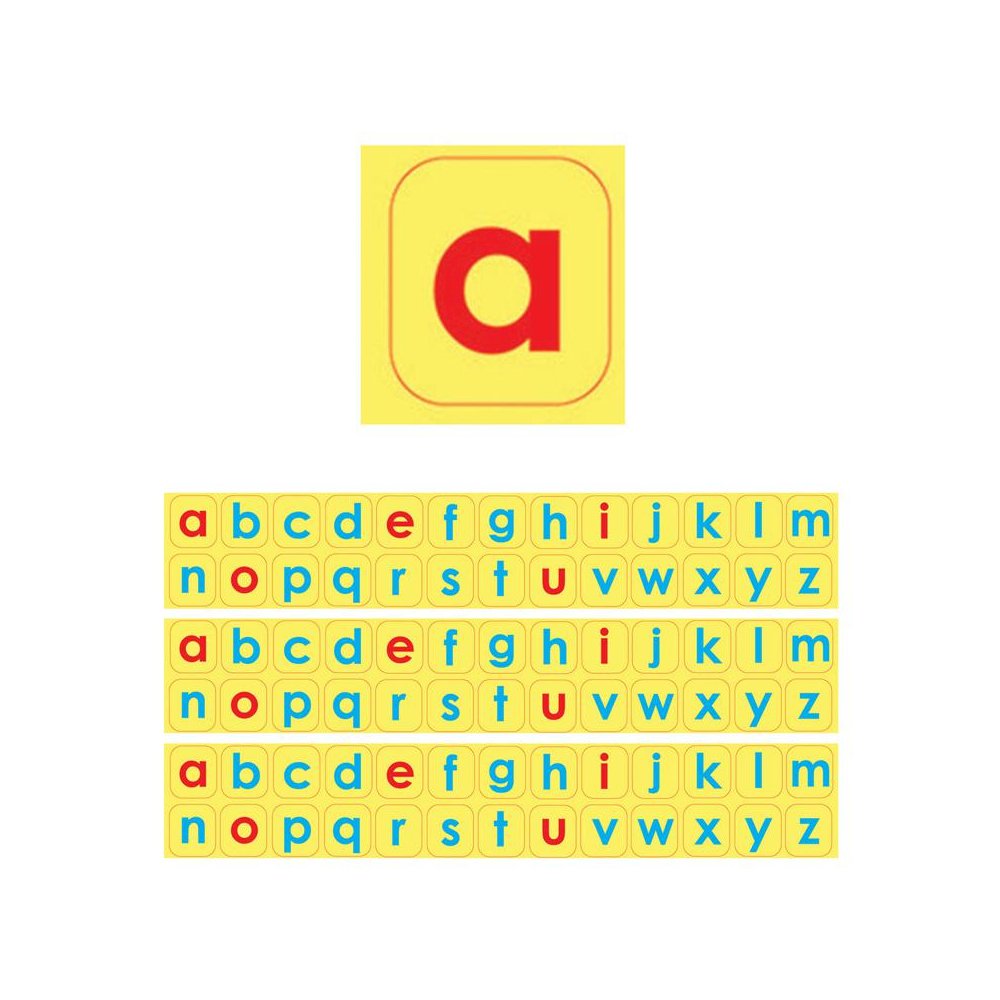 Die-Cut Magnetic Foam Lowercase Letters, 104 Pieces Per Pack, 3 Packs. Picture 2