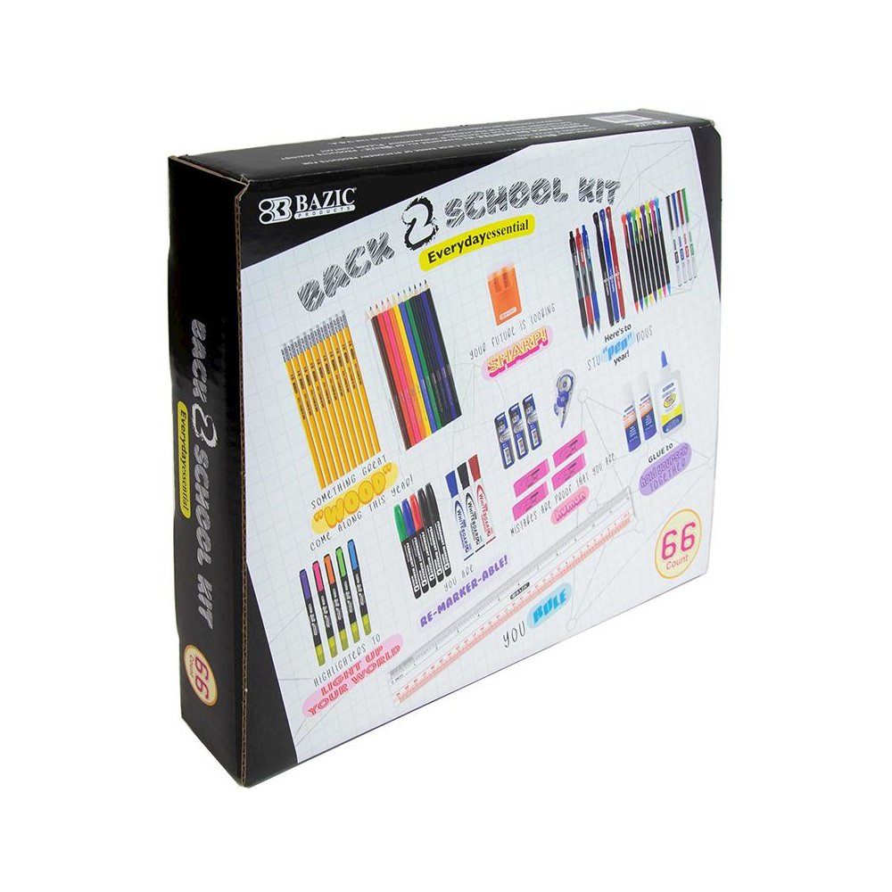Back To School Kit, 66 Pieces. Picture 2