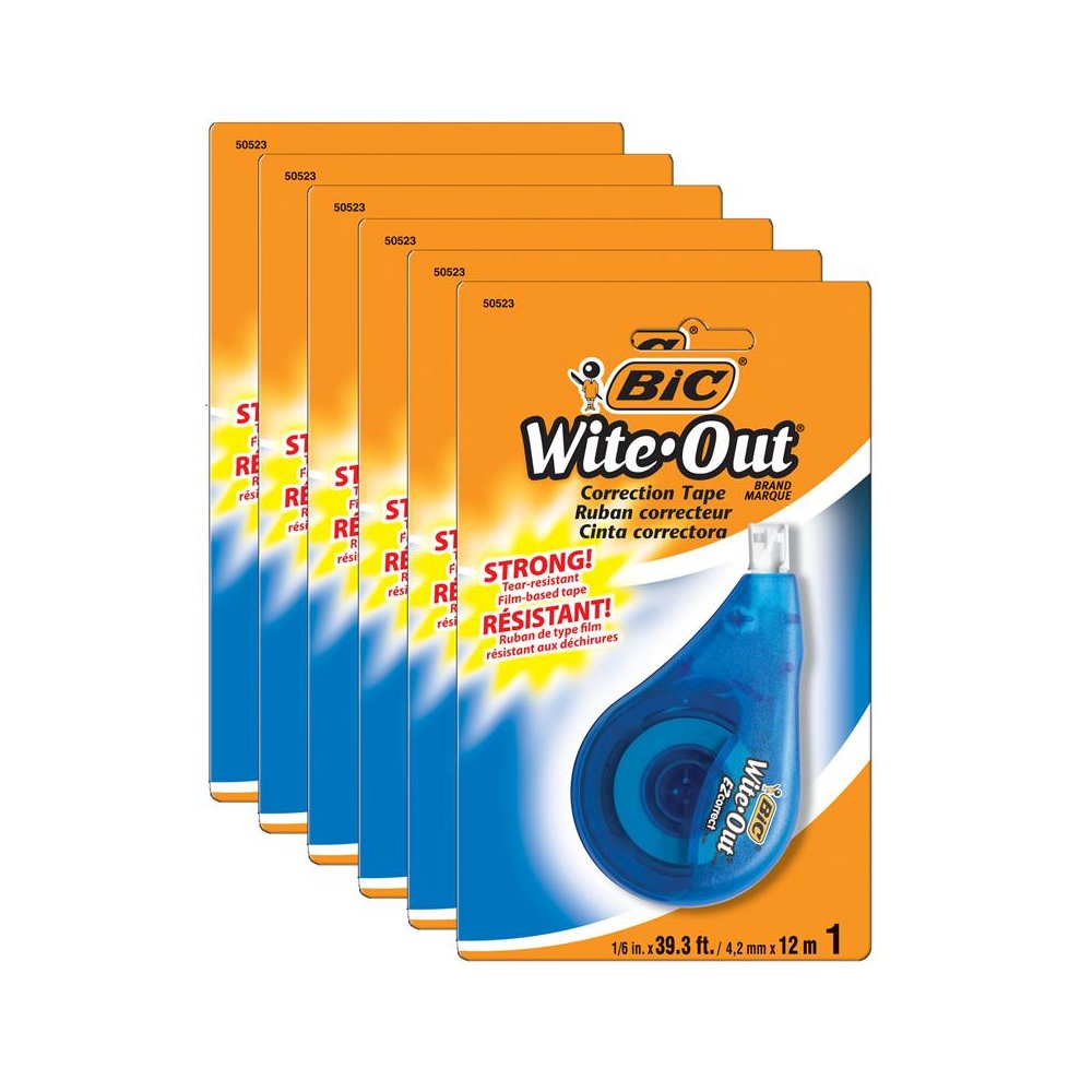 Wite-Out EZ Correct Correction Tape, Pack of 6. Picture 2