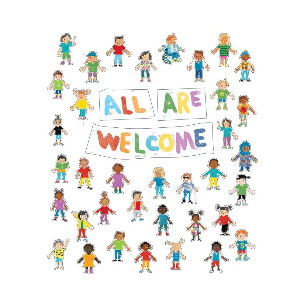 All Are Welcome Bulletin Board Set. Picture 2