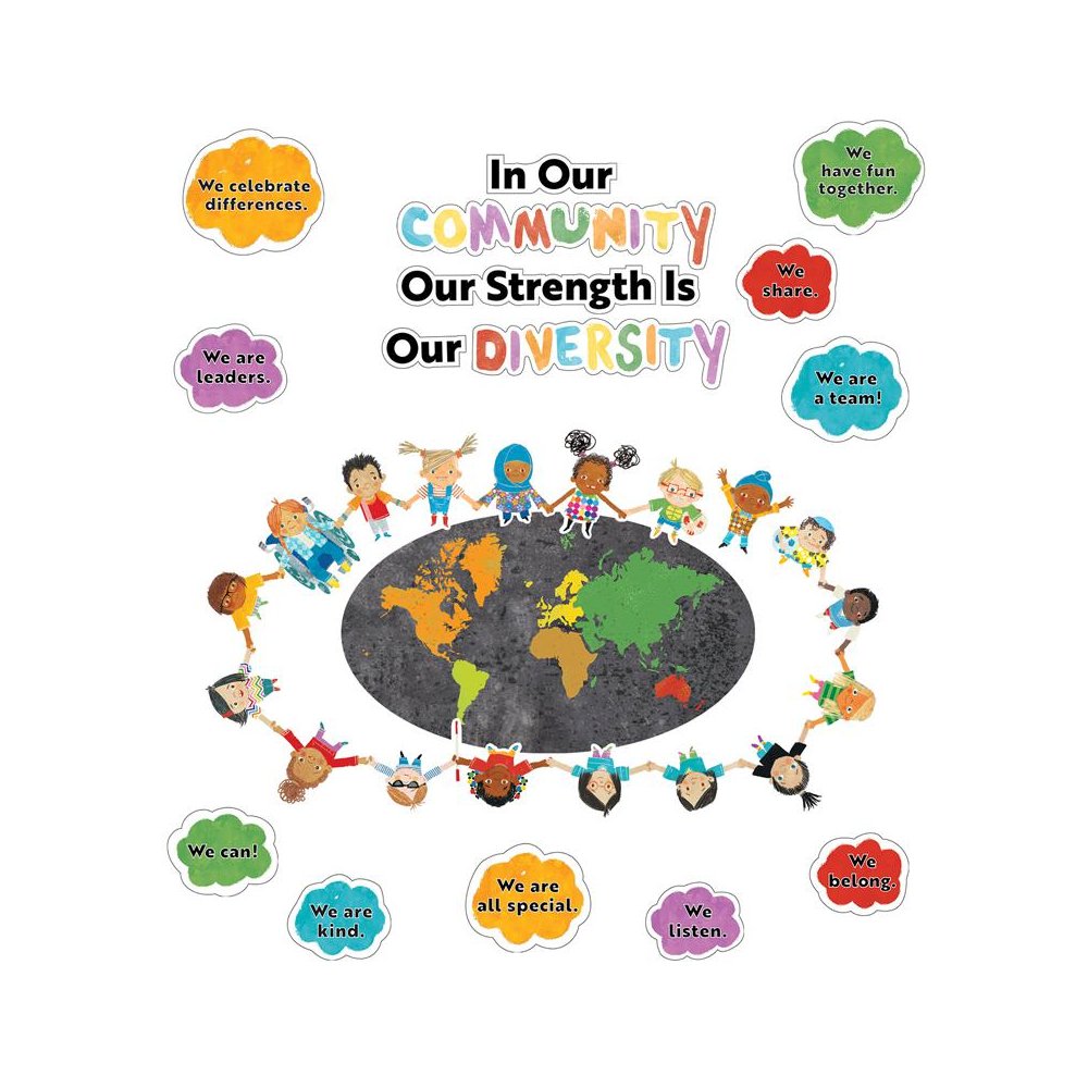 All Are Welcome Our Strength Is Our Diversity Bulletin Board Set. Picture 2