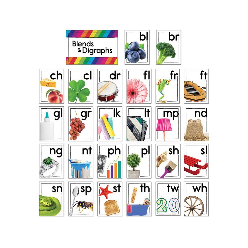Blends and Digraphs Bulletin Board Set. Picture 2